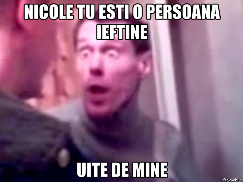 nicole tu esti o persoana ieftine uite de mine, Мем Запили