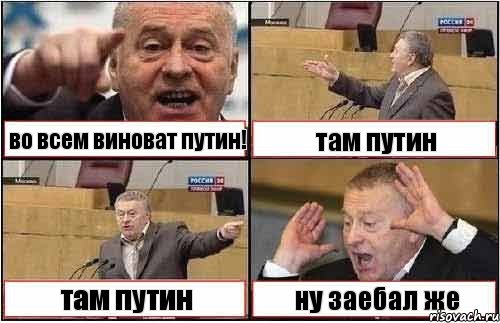 во всем виноват путин! там путин там путин ну заебал же, Комикс жиреновский