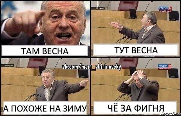 там весна тут весна а похоже на зиму чё за фигня, Комикс Жирик