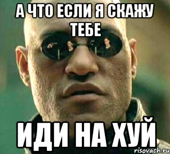 а что если я скажу тебе иди на хуй, Мем  а что если я скажу тебе