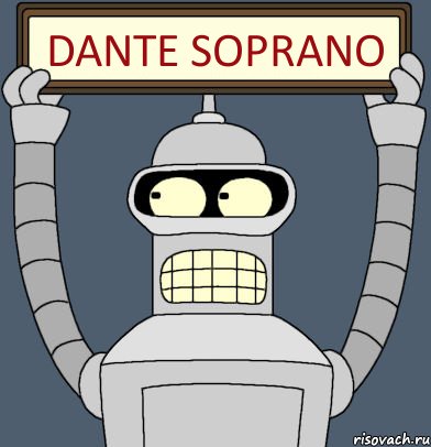 Dante Soprano, Комикс Бендер с плакатом