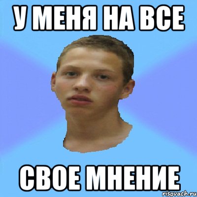 у меня на все свое мнение, Мем бЕРДА
