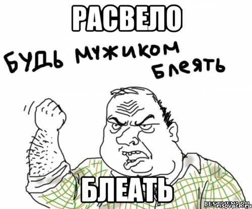 расвело блеать, Мем блять