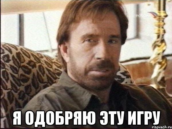  я одобряю эту игру, Мем чак норрис