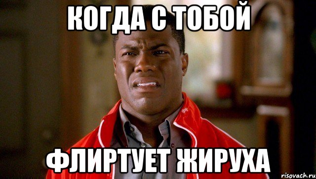 когда с тобой флиртует жируха, Мем чего