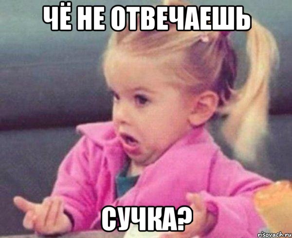 чё не отвечаешь сучка?, Мем  Ты говоришь (девочка возмущается)