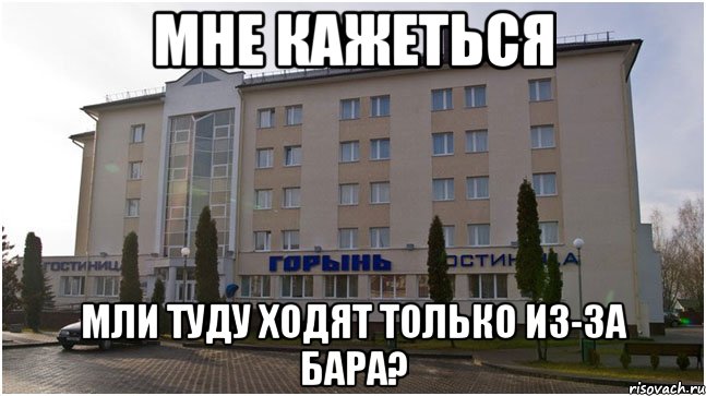 мне кажеться мли туду ходят только из-за бара?, Мем длягруппы