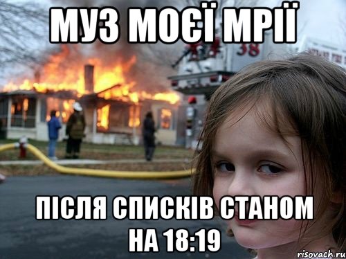 муз моєї мрії після списків станом на 18:19