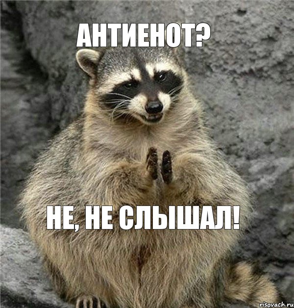 АнтиЕнот? Не, не слышал!