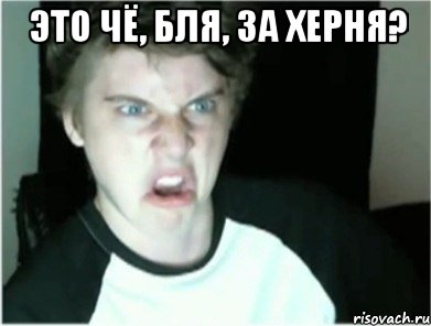 это чё, бля, за херня? , Мем Это чё бля за херня