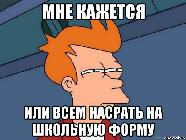 мне кажется или всем насрать на школьную форму, Мем  Фрай (мне кажется или)