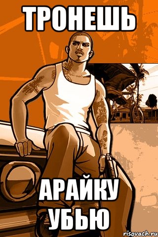 тронешь арайку убью, Мем GTA