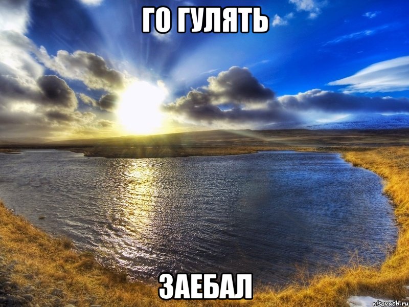го гулять заебал