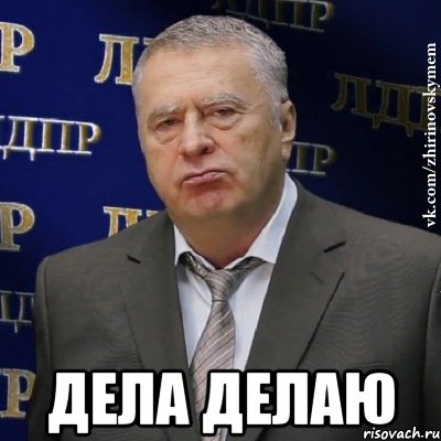  дела делаю, Мем Хватит это терпеть (Жириновский)