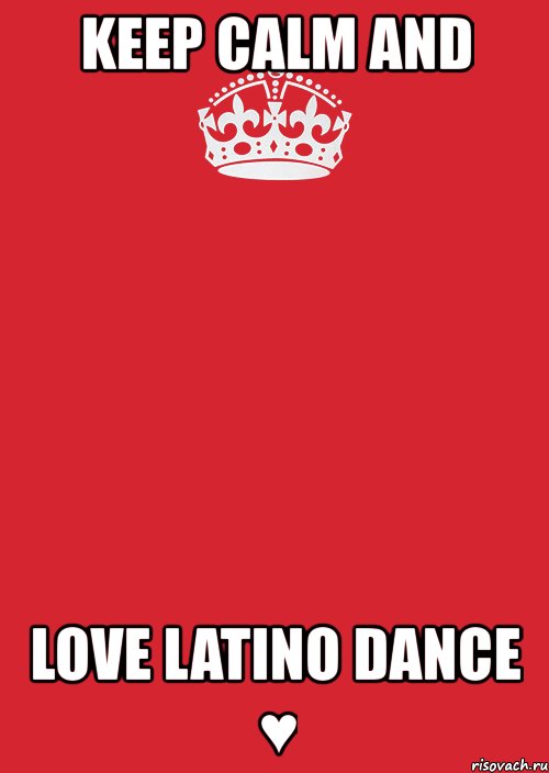 keep calm and love latino dance ♥, Комикс Keep Calm 3