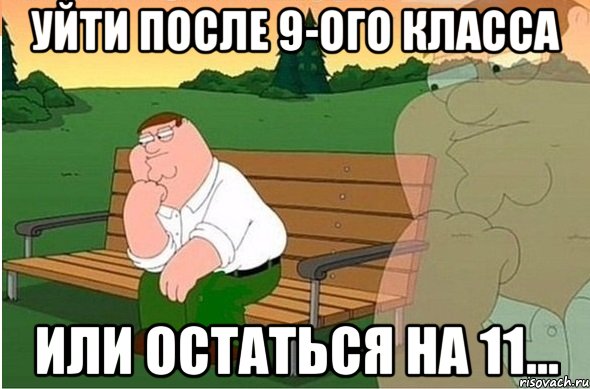 уйти после 9-ого класса или остаться на 11..., Мем kjhg87