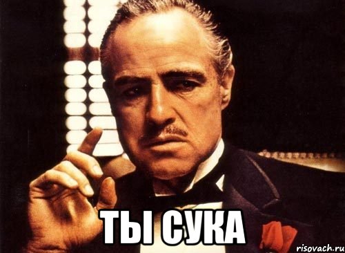  ты сука, Мем крестный отец