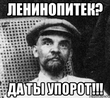 ленинопитек? да ты упорот!!!, Мем   Ленин удивлен