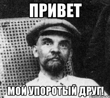 привет мой упоротый друг!, Мем   Ленин удивлен