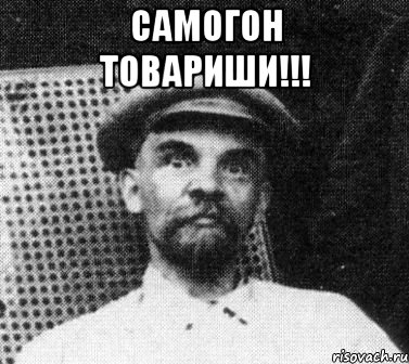 самогон товариши!!! , Мем   Ленин удивлен