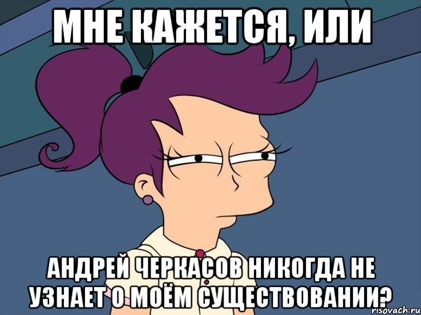 мне кажется, или андрей черкасов никогда не узнает о моём существовании?, Мем Мне кажется или (с Лилой)