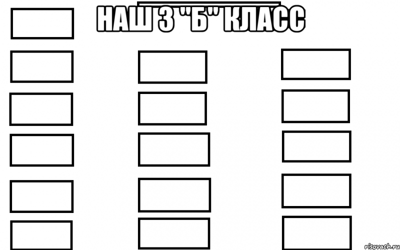 наш 3 "б" класс , Мем  Мой класс