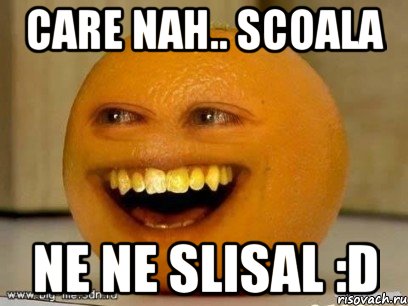 care nah.. scoala ne ne slisal :d, Мем Надоедливый апельсин