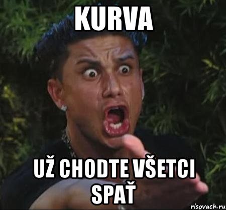 kurva už chodte všetci spať, Мем Ну