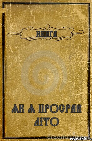 КНИГА ЯК Я ПРОСРАВ ЛІТО, Комикс обложка книги