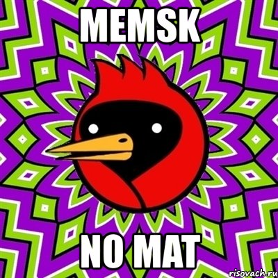 memsk no mat, Мем Омская птица