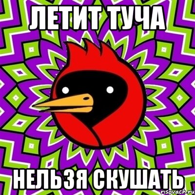 летит туча нельзя скушать, Мем Омская птица