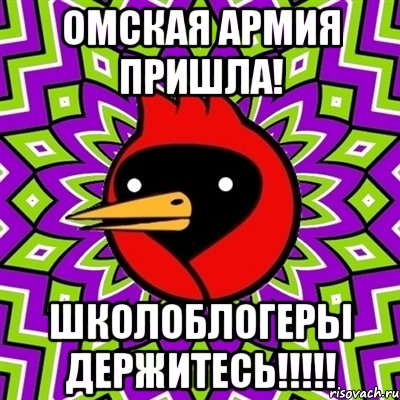 омская армия пришла! школоблогеры держитесь!!!, Мем Омская птица