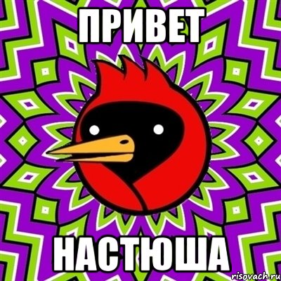 привет настюша, Мем Омская птица