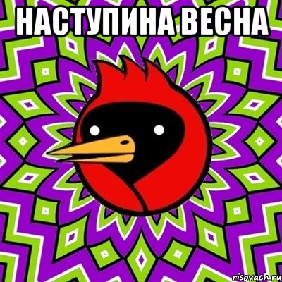 наступина весна , Мем Омская птица