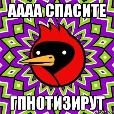 аааа спасите гпнотизирут, Мем Омская птица
