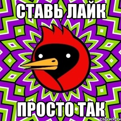 ставь лайк просто так, Мем Омская птица
