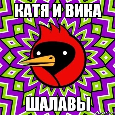 катя и вика шалавы, Мем Омская птица