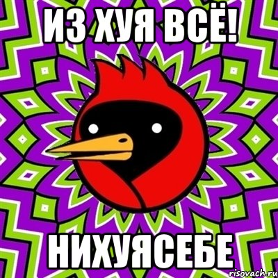из хуя всё! нихуясебе, Мем Омская птица