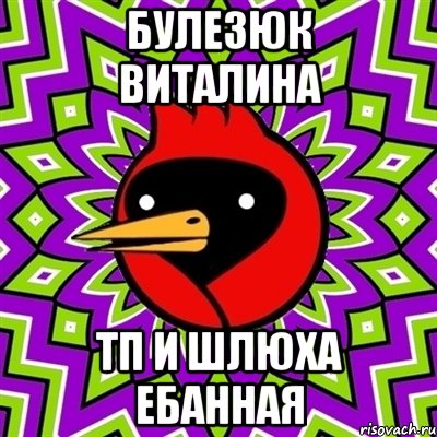булезюк виталина тп и шлюха ебанная, Мем Омская птица