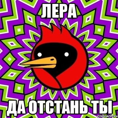 лера да отстань ты, Мем Омская птица