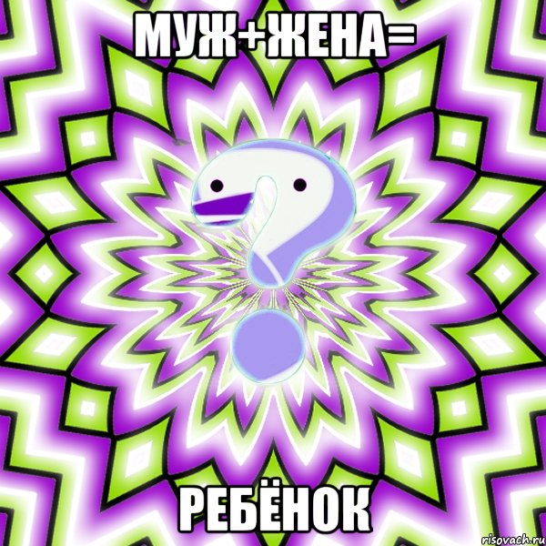 муж+жена= ребёнок, Мем Омская загадка