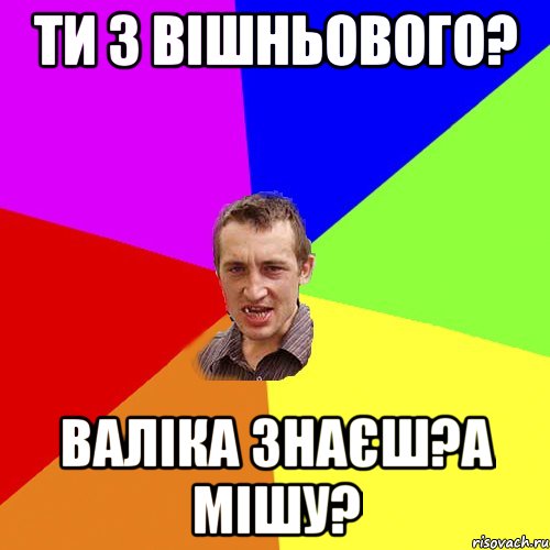 ти з вішньового? валіка знаєш?а мішу?, Мем Чоткий паца