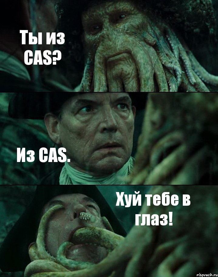 Ты из CAS? Из CAS. Хуй тебе в глаз!, Комикс Пираты Карибского моря