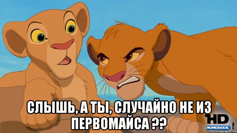  слышь, а ты, случайно не из первомайса ??, Мем пп
