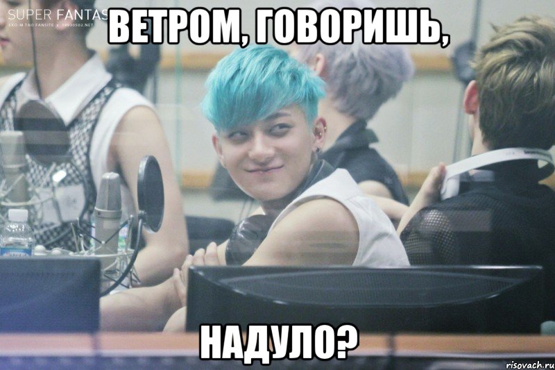 ветром, говоришь, надуло?