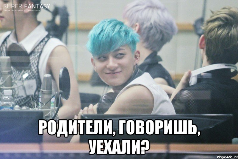  родители, говоришь, уехали?
