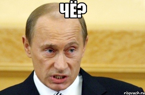 чё? , Мем путин