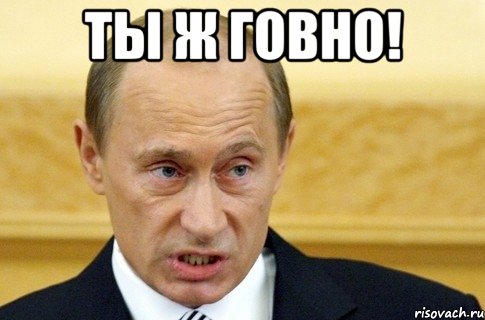 ты ж говно! , Мем путин