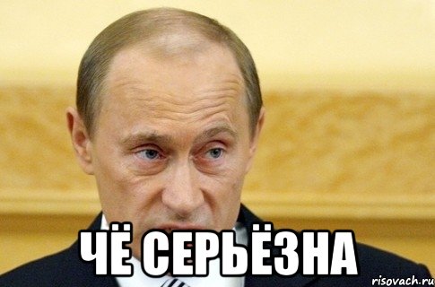  чё серьёзна, Мем путин