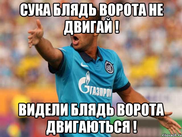 сука блядь ворота не двигай ! видели блядь ворота двигаються !, Мем р
